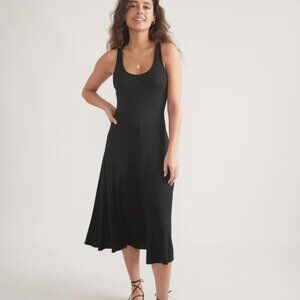Marine Layer Lexi Rib Fit and Flare Midi Dress